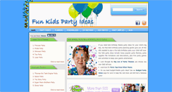 Desktop Screenshot of funkidspartyideas.com